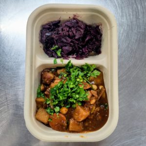 Gemüse-«Pfeffer» mit Rotkraut (tiefgekühlt)