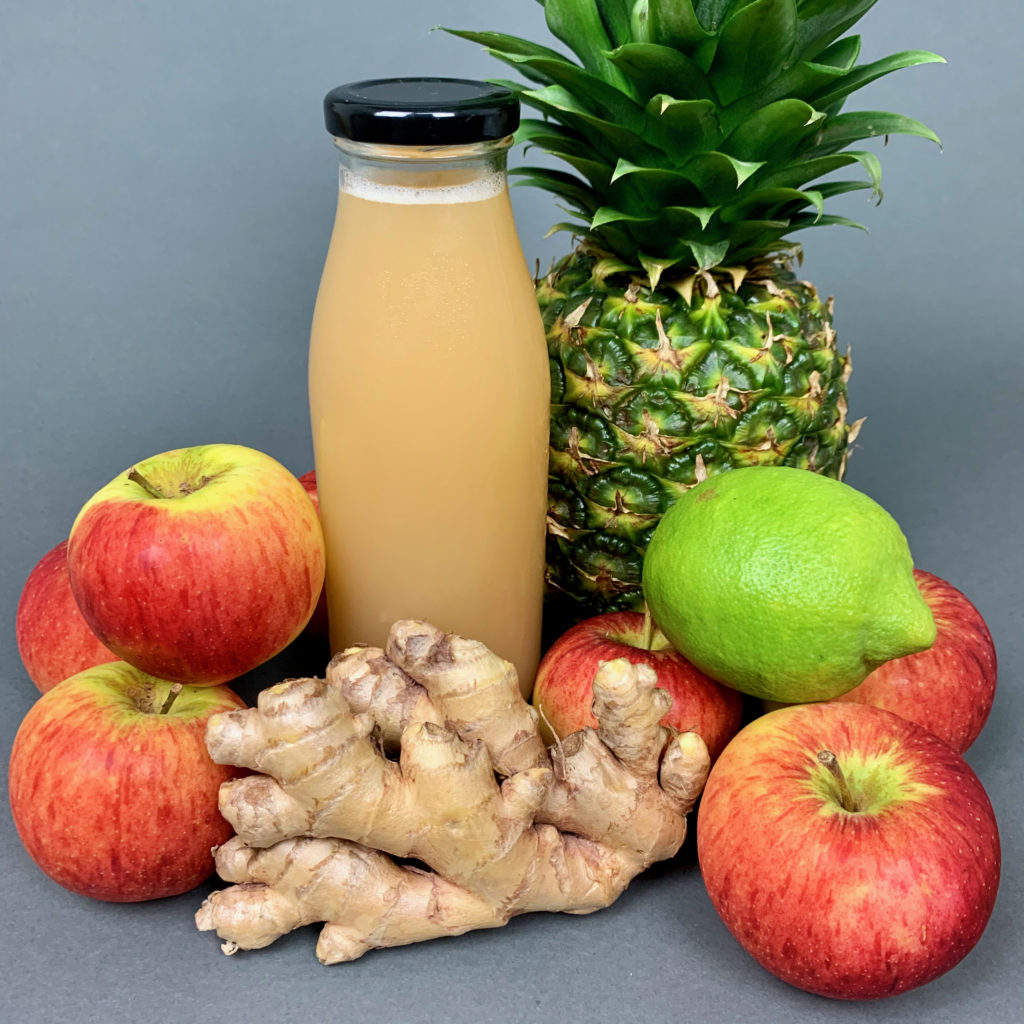 Ingwer-Ananas-Apfel-Zitronen-Saft - meinRad.ch